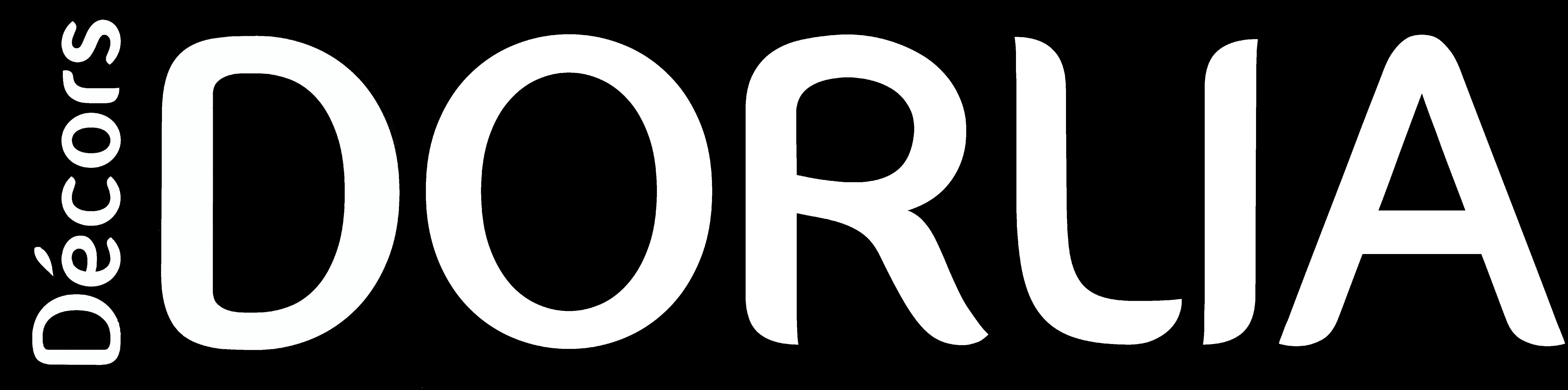 Logo DORLIA. Blanc